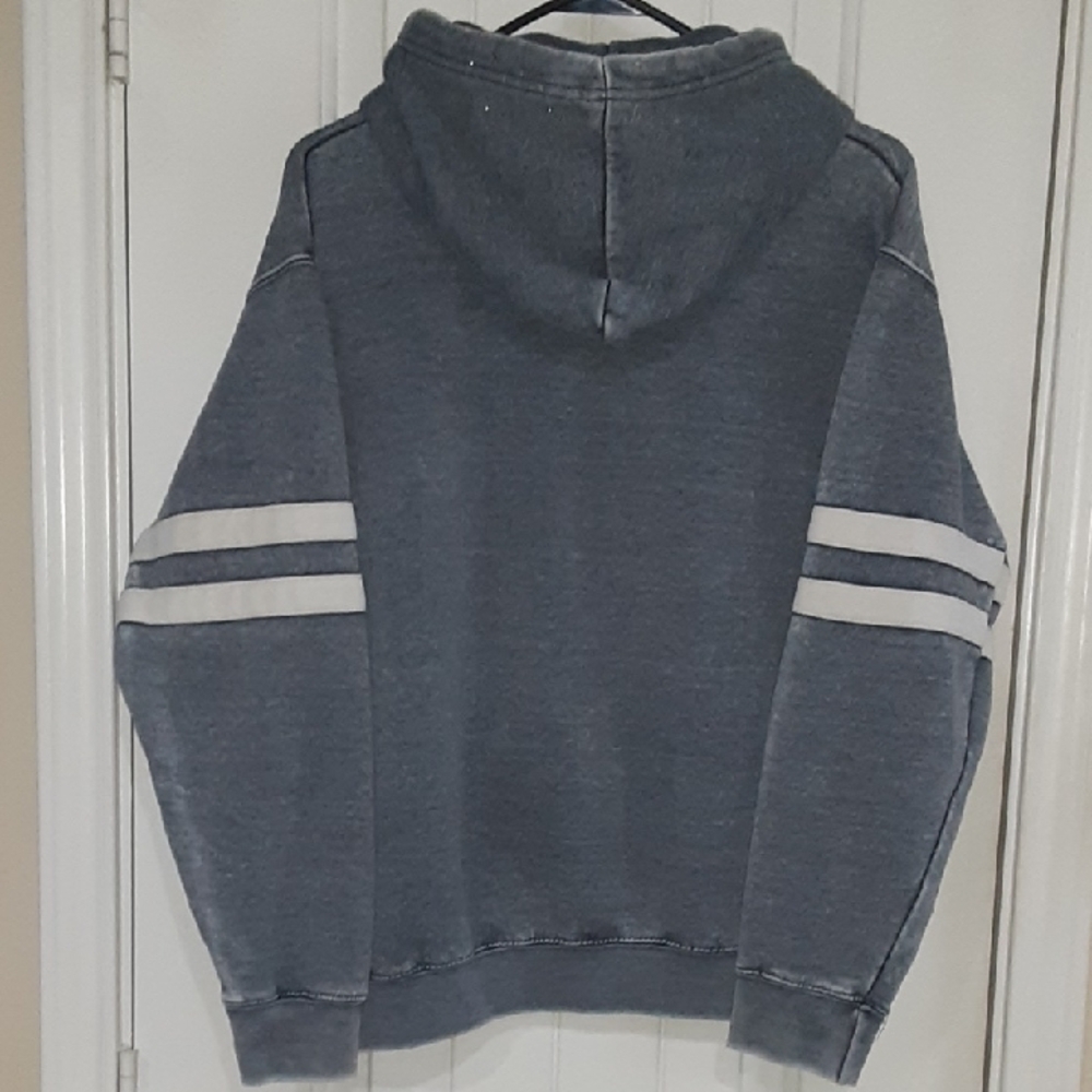 U.S. Vintage Collection Marquette Michigan Embroidered Hoodie Mineral Wash Small - Picture 3 of 4